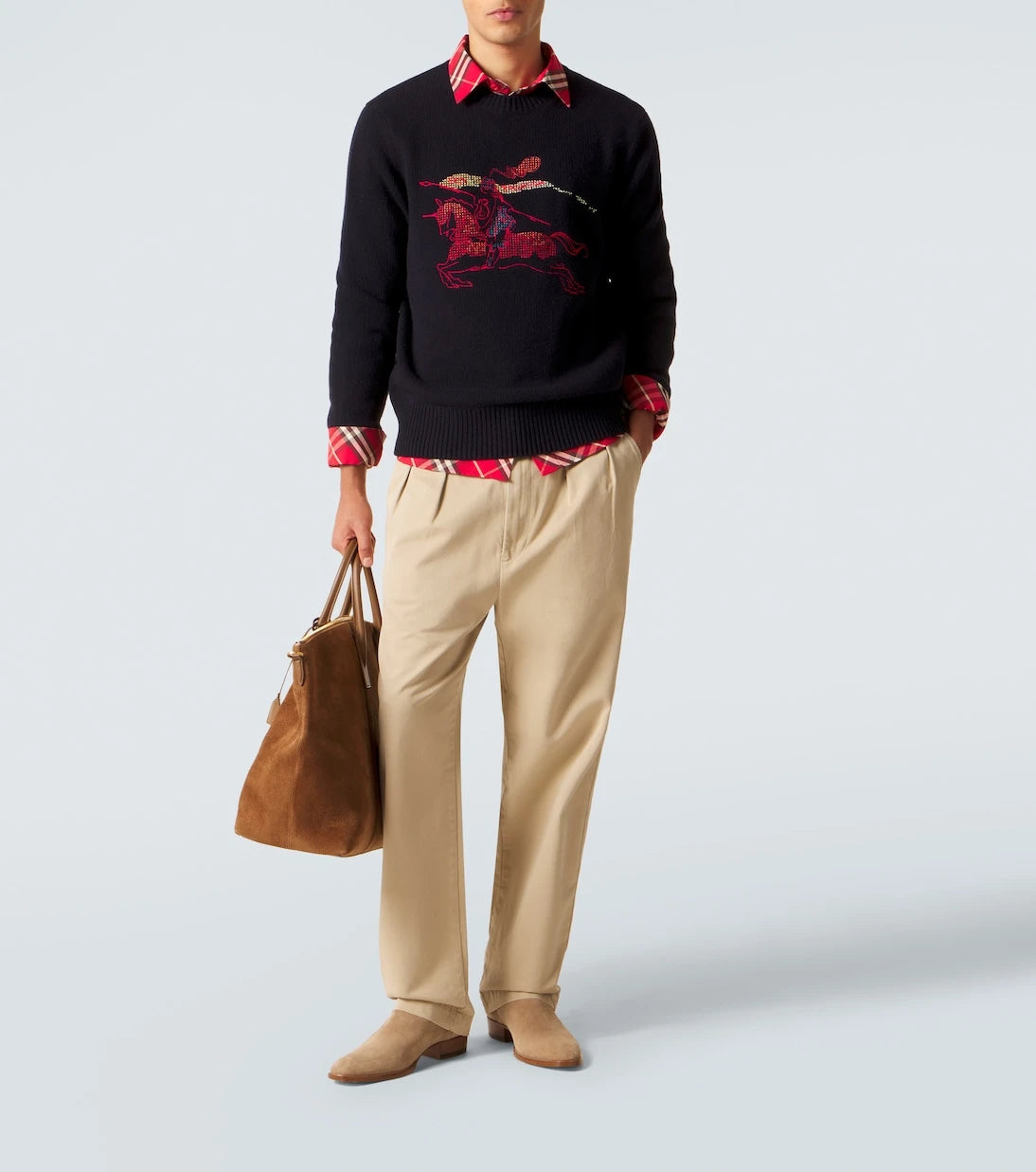 Burberry - EKD wool and cashmere sweater