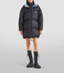Prada Black Collared Puffer Jacket