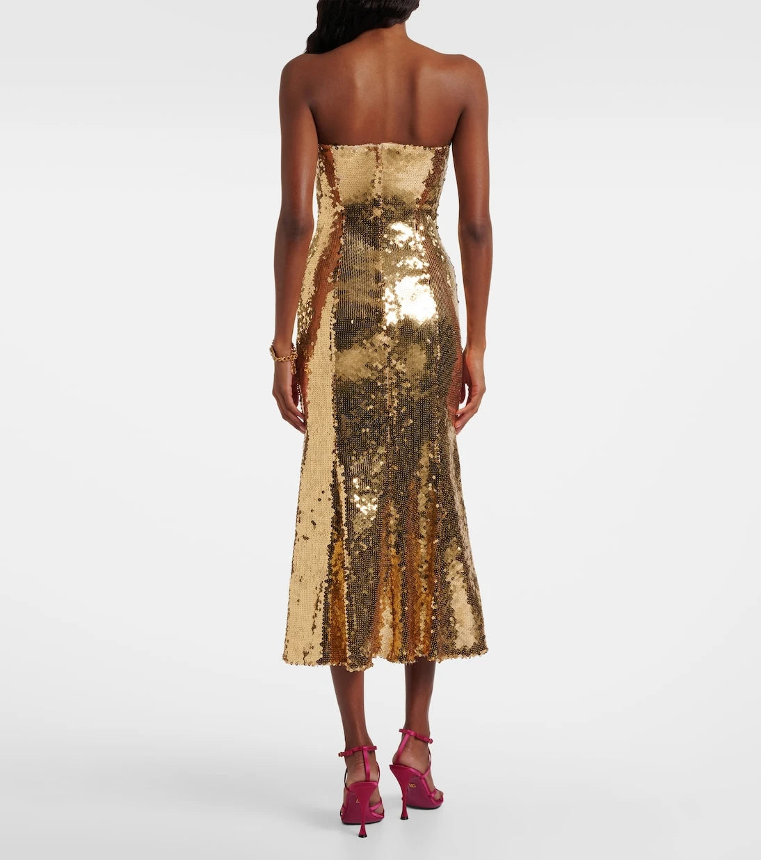 Dolce&Gabbana - Sequined bustier dress