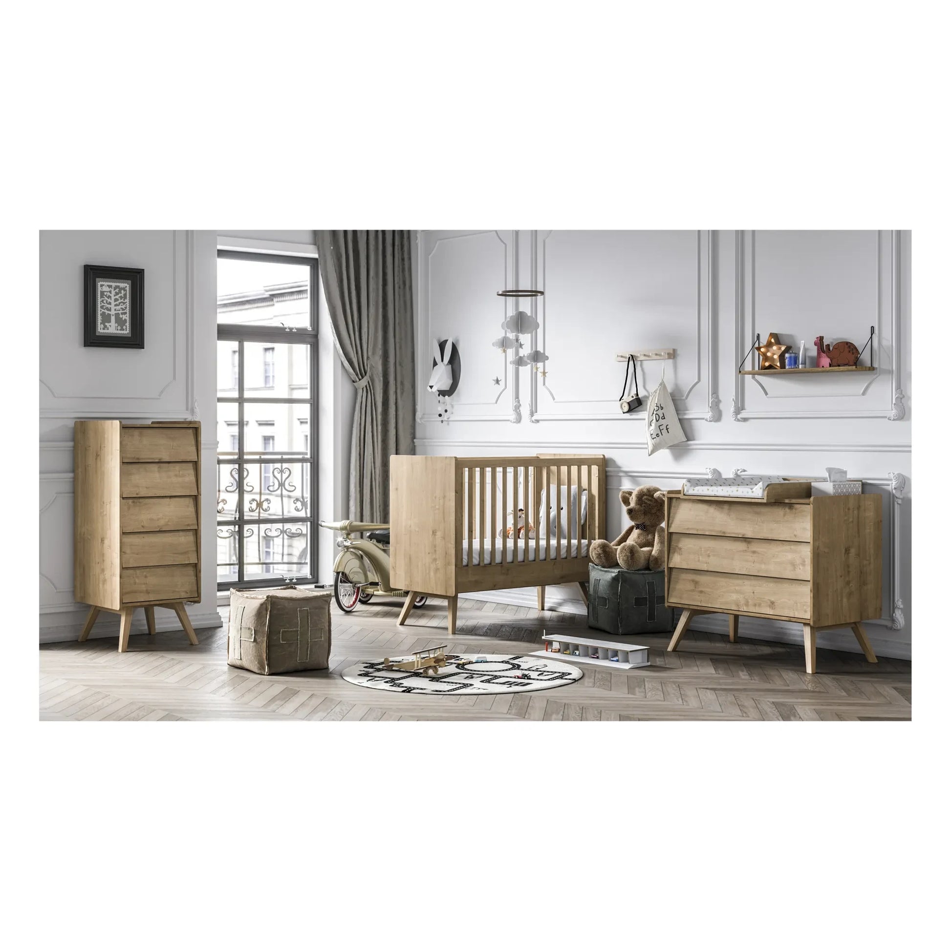 VOX - Vintage Changing Table Topper | Oak