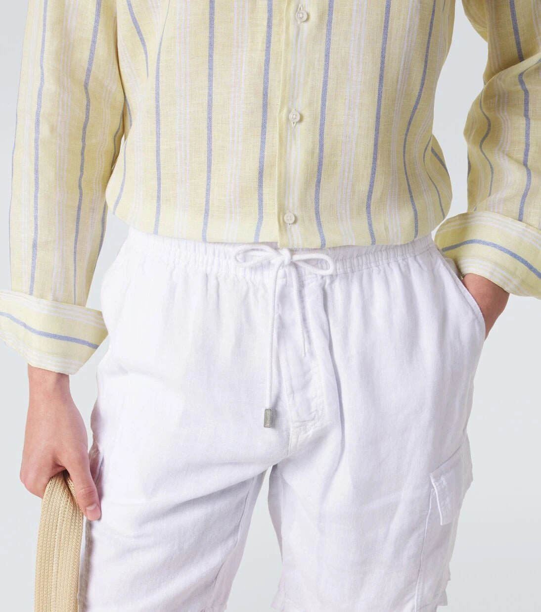 Vilebrequin - Baie mid-length linen shorts