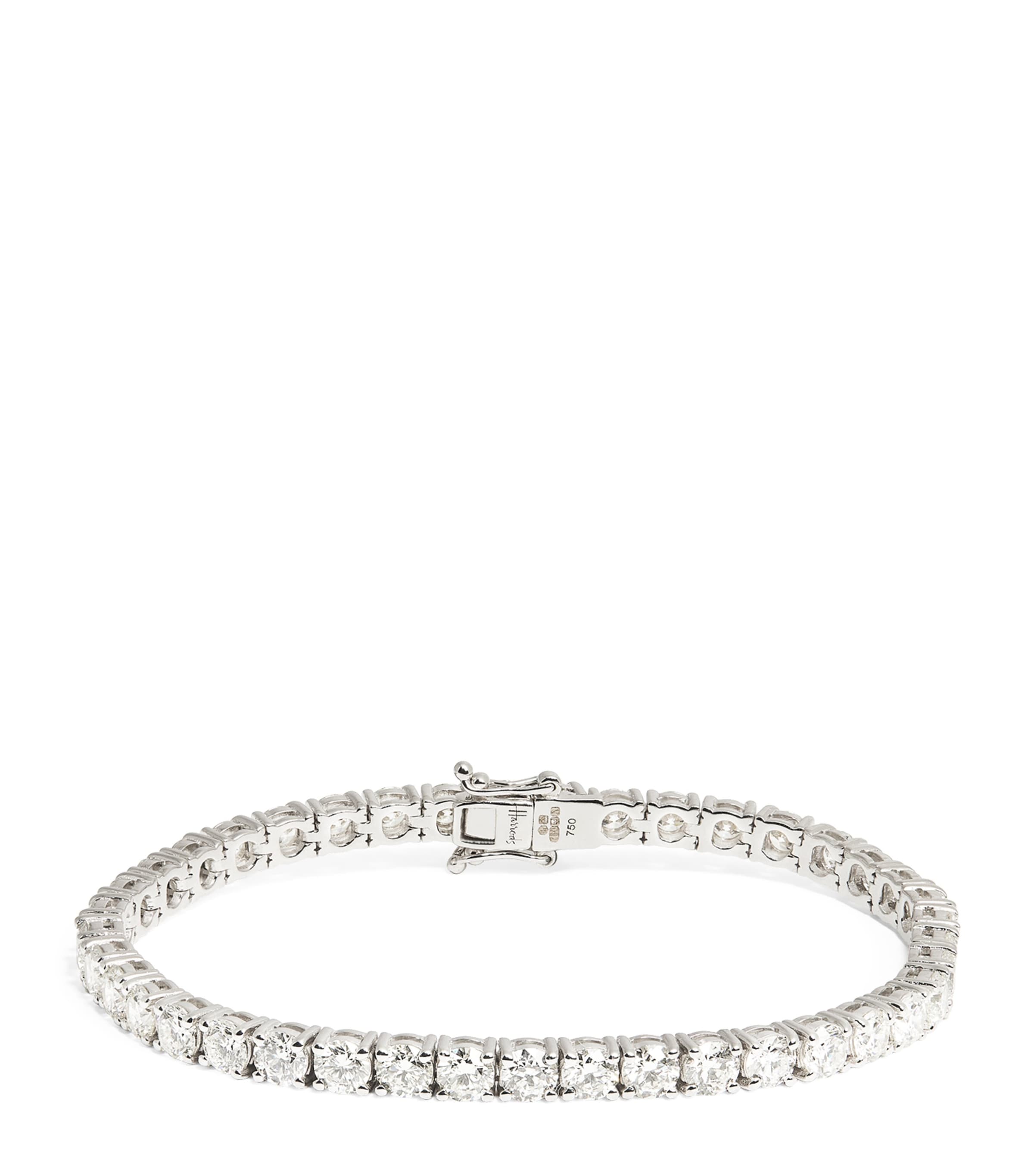 White Gold and Diamond Tennis Bracelet (8.00ct)