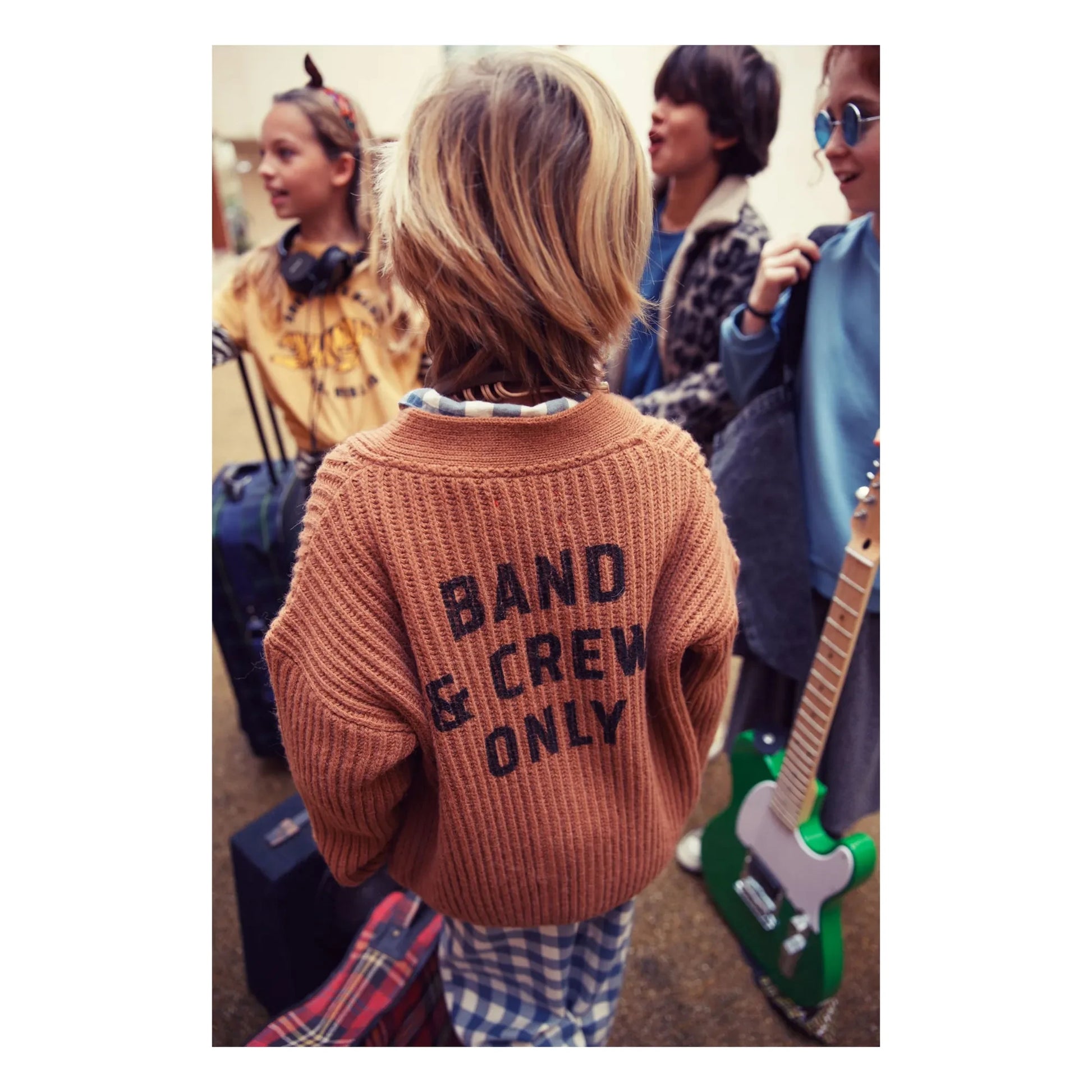 Piupiuchick - Band &amp; Crew Only Wool Cardigan | Brown