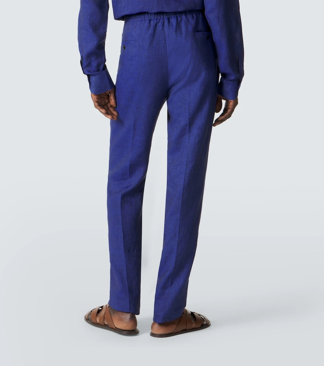 Rubinacci - Linen tapered pants