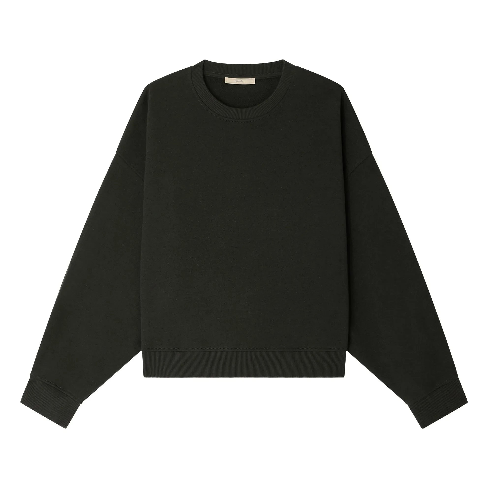 Sessùn - Yuki Metallic Sweat | Dark green
