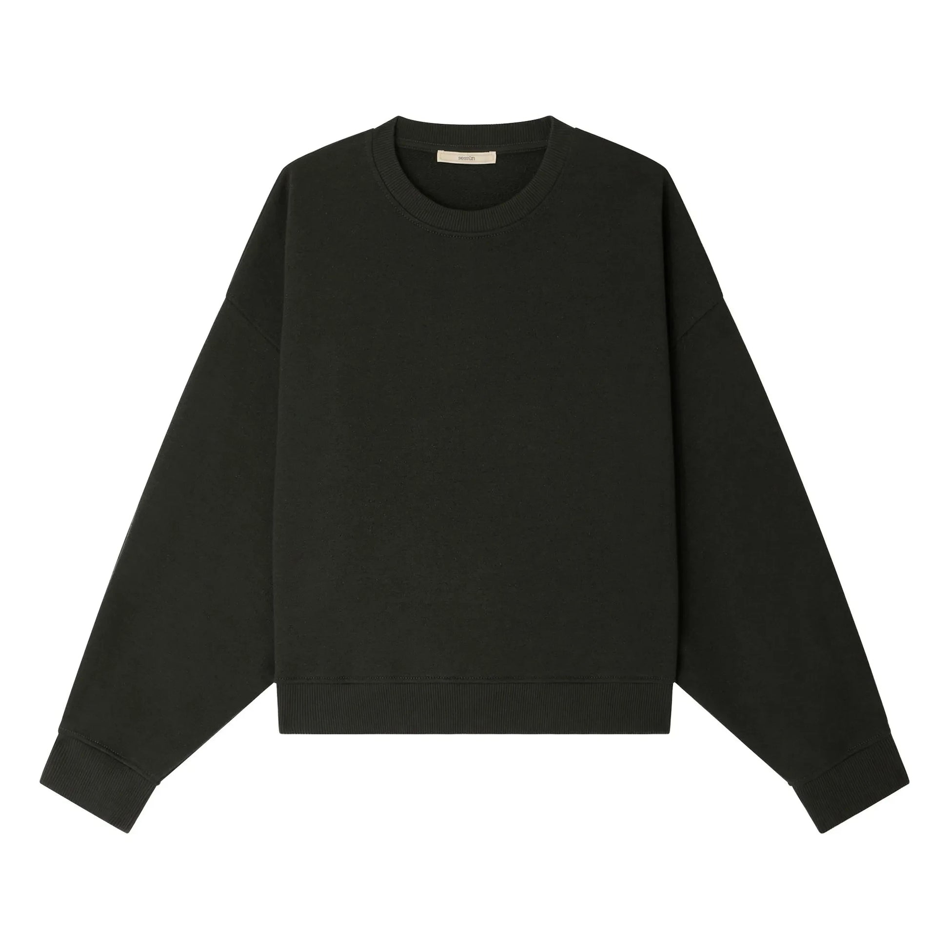 Sessùn - Yuki Metallic Sweat | Dark green