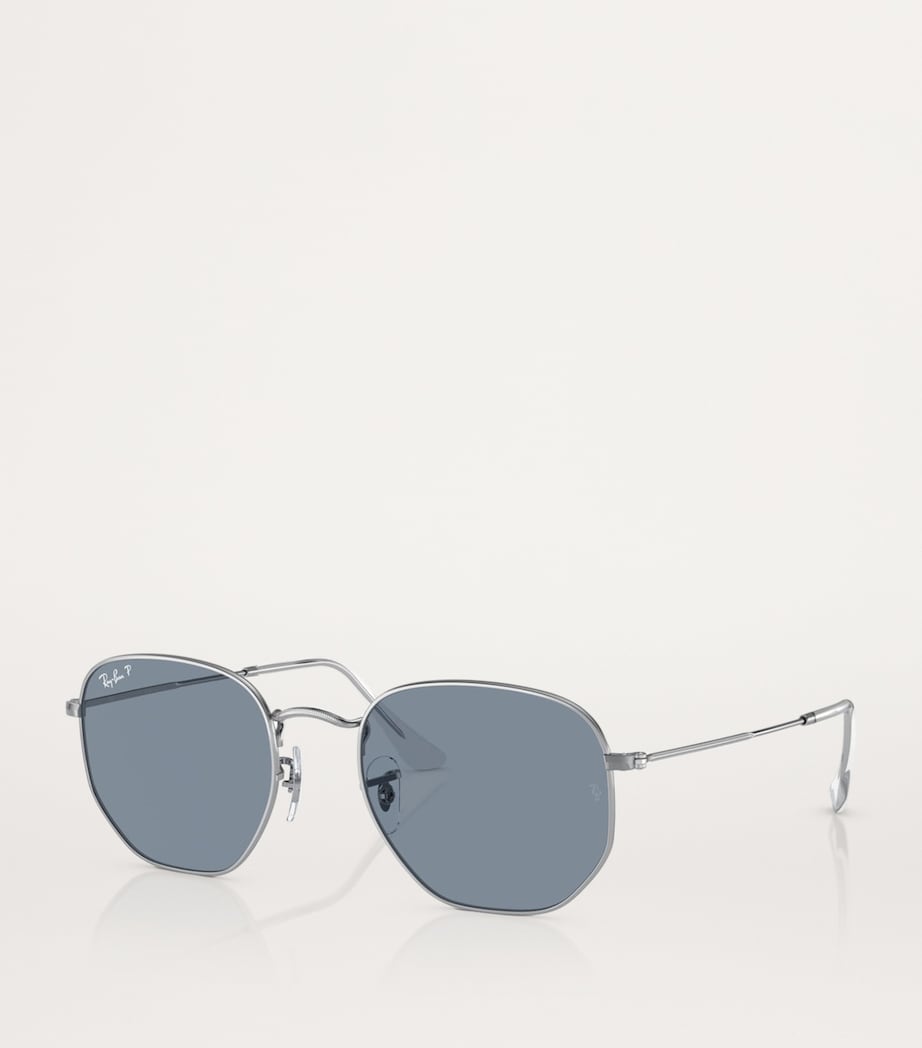 Ray-Ban Silver Steel 0RB3548N Sunglasses