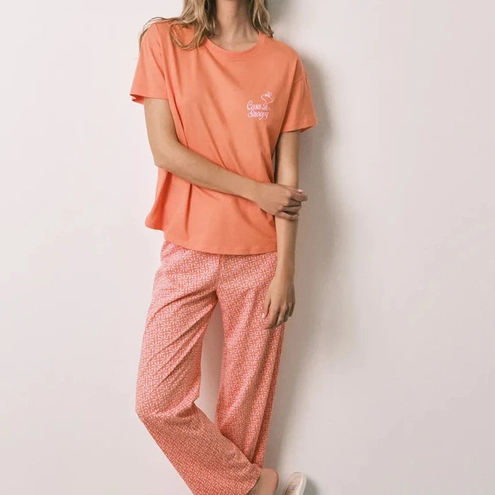 women'secret kadın pamuklu iki parçalı pijama