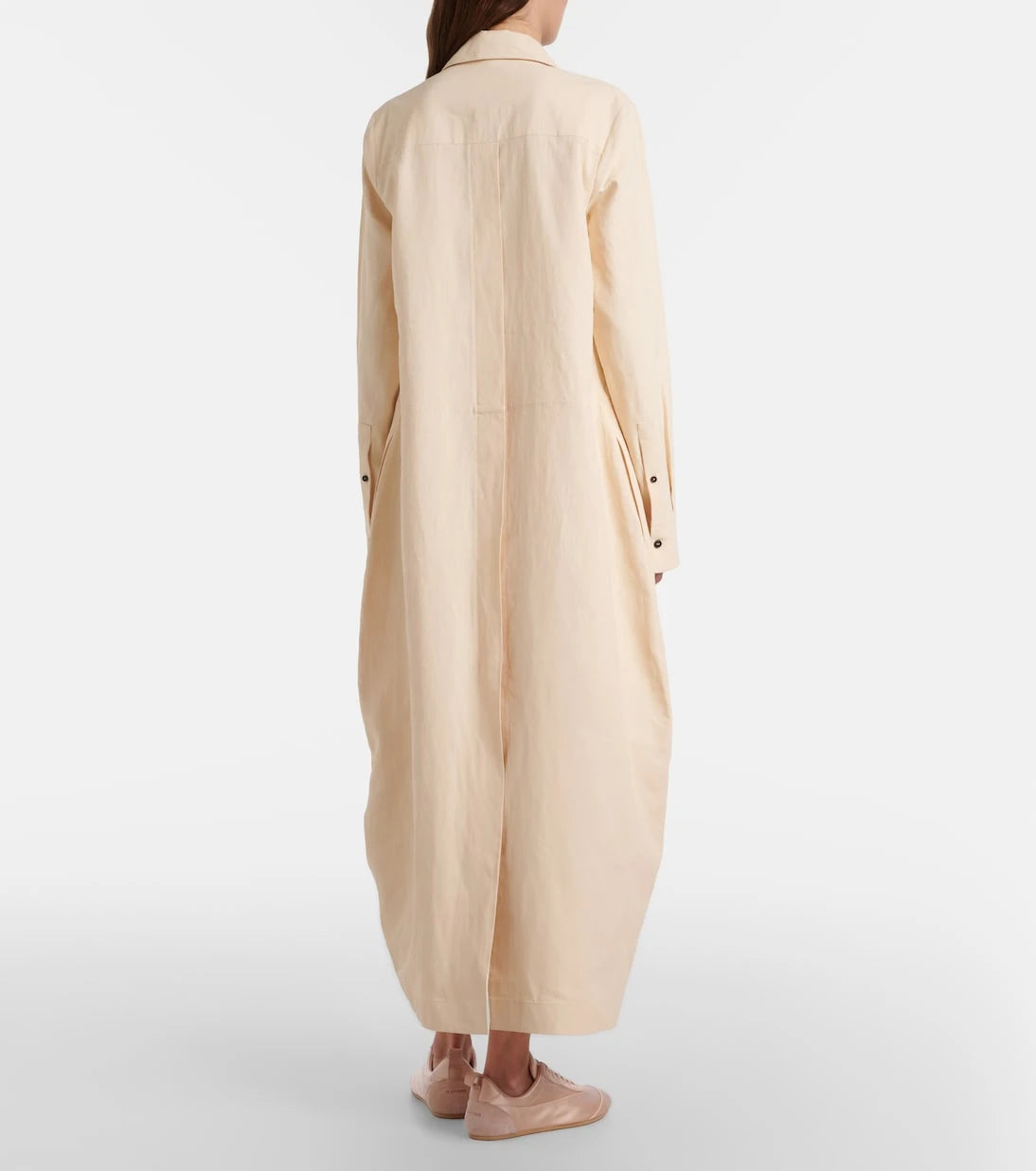 Jil Sander - Oversized linen shirt dress
