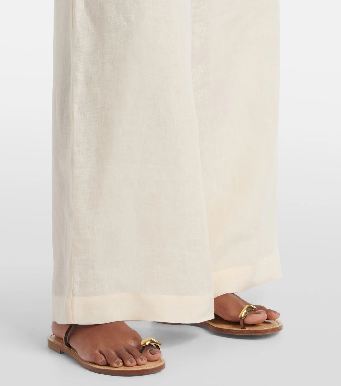 Eres - Select linen wide-leg pants