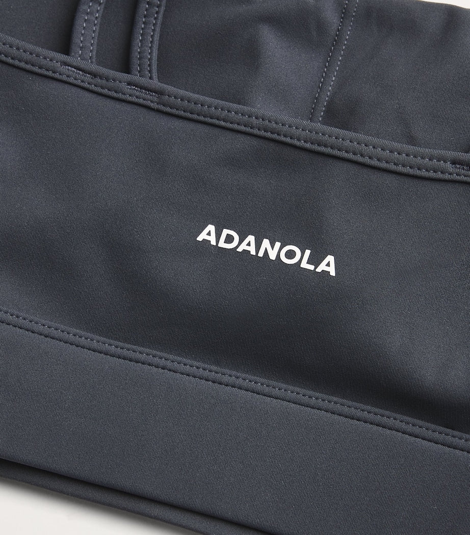 Adanola Blue Ultimate Double Strap Sports Bra