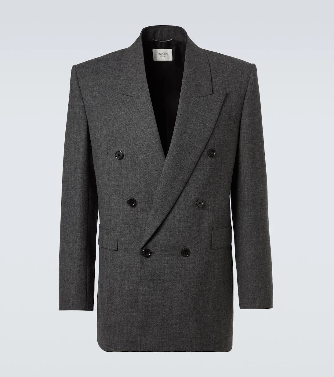 Saint Laurent - Double-breasted wool blazer