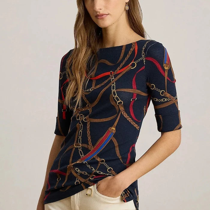 Блуза с дълги ръкави Lauren Ralph Lauren