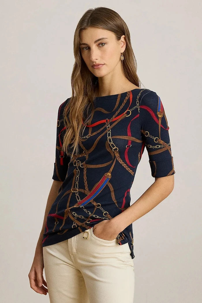 Блуза с дълги ръкави Lauren Ralph Lauren