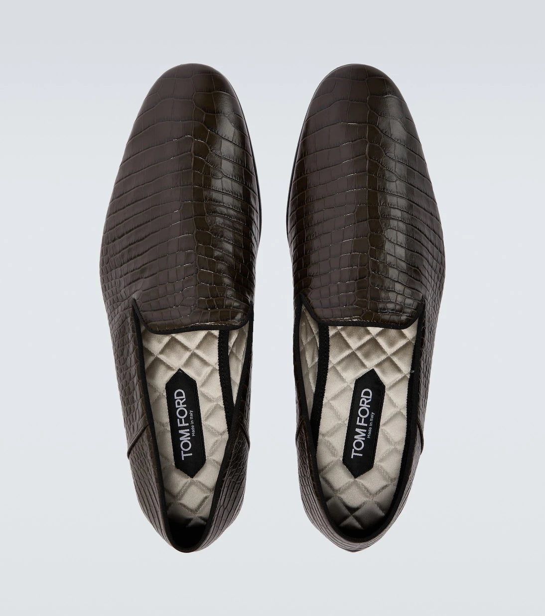 Tom Ford - Steven croc-effect leather loafers