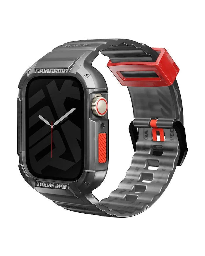 Apple Watch için Skinarma Saido 2in1 Kılıf ve Kordon 45/44 mm