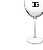 Set of 2 DG Millennials Logo Wine Glasses