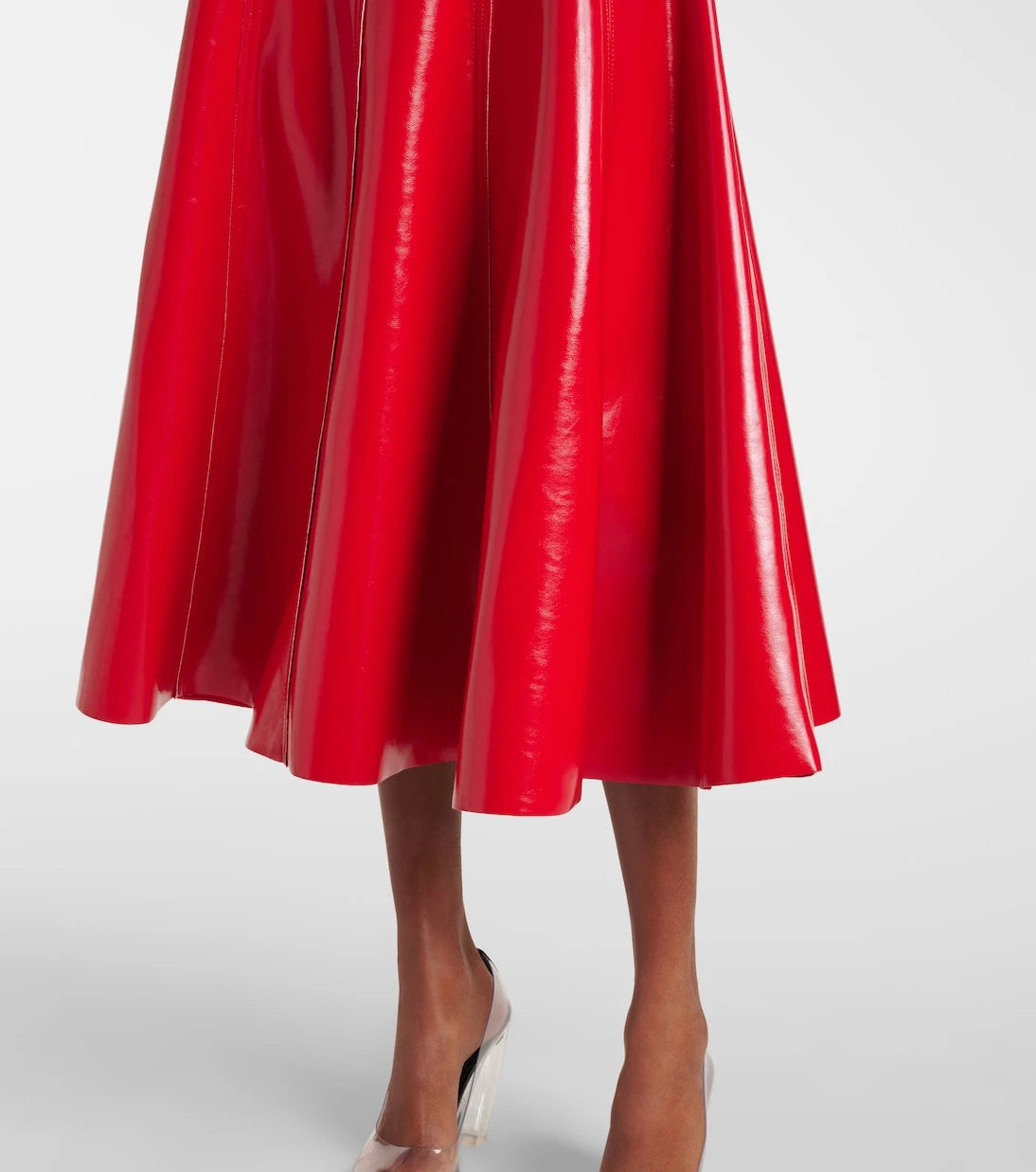 Norma Kamali - Pleated midi skirt