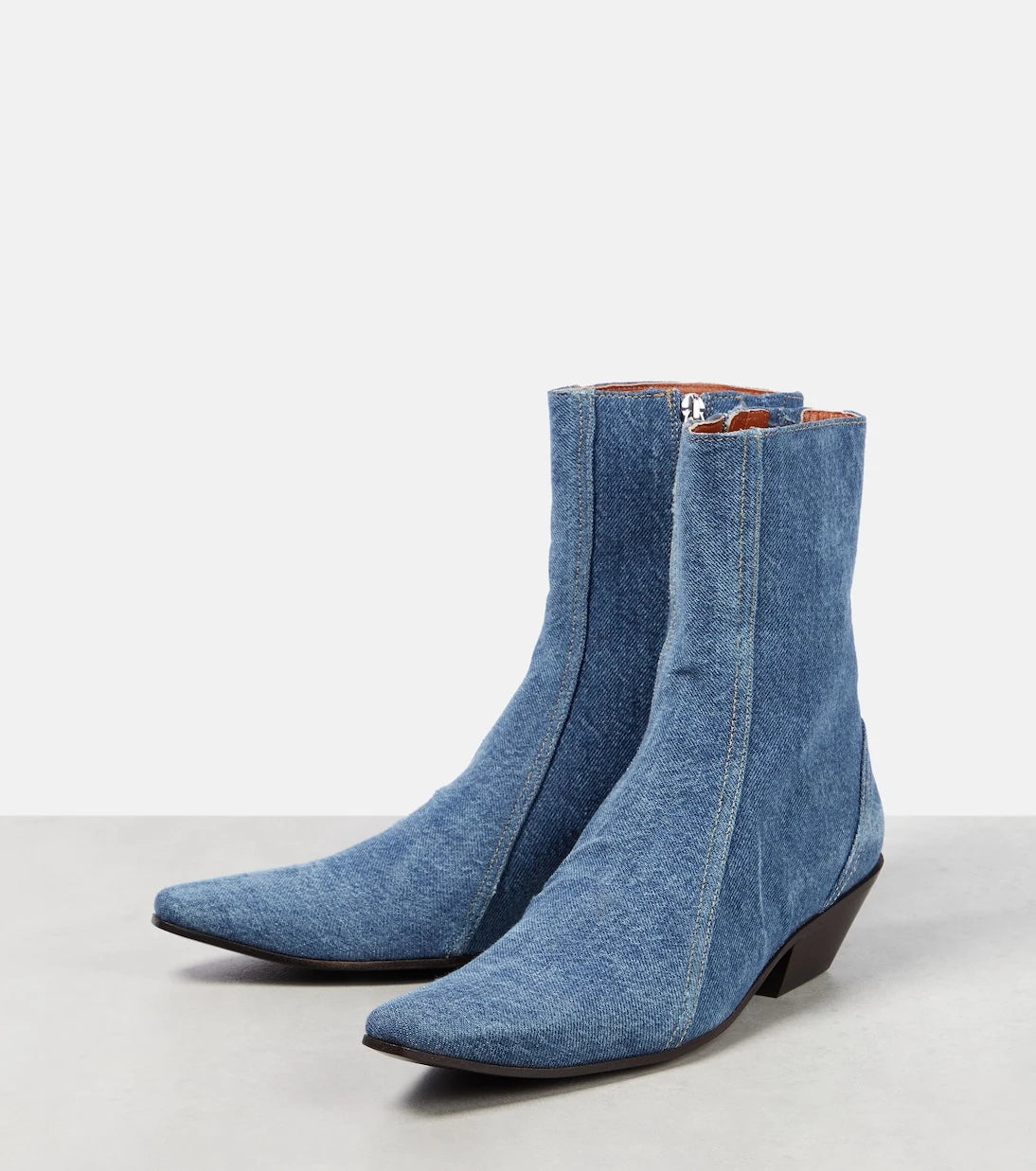 Acne Studios - أحذية الكاحل من الدنيم
