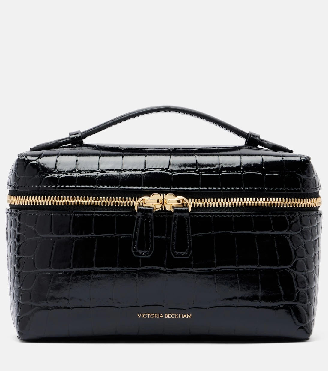 Victoria Beckham - Vanity croc-effect leather vanity bag