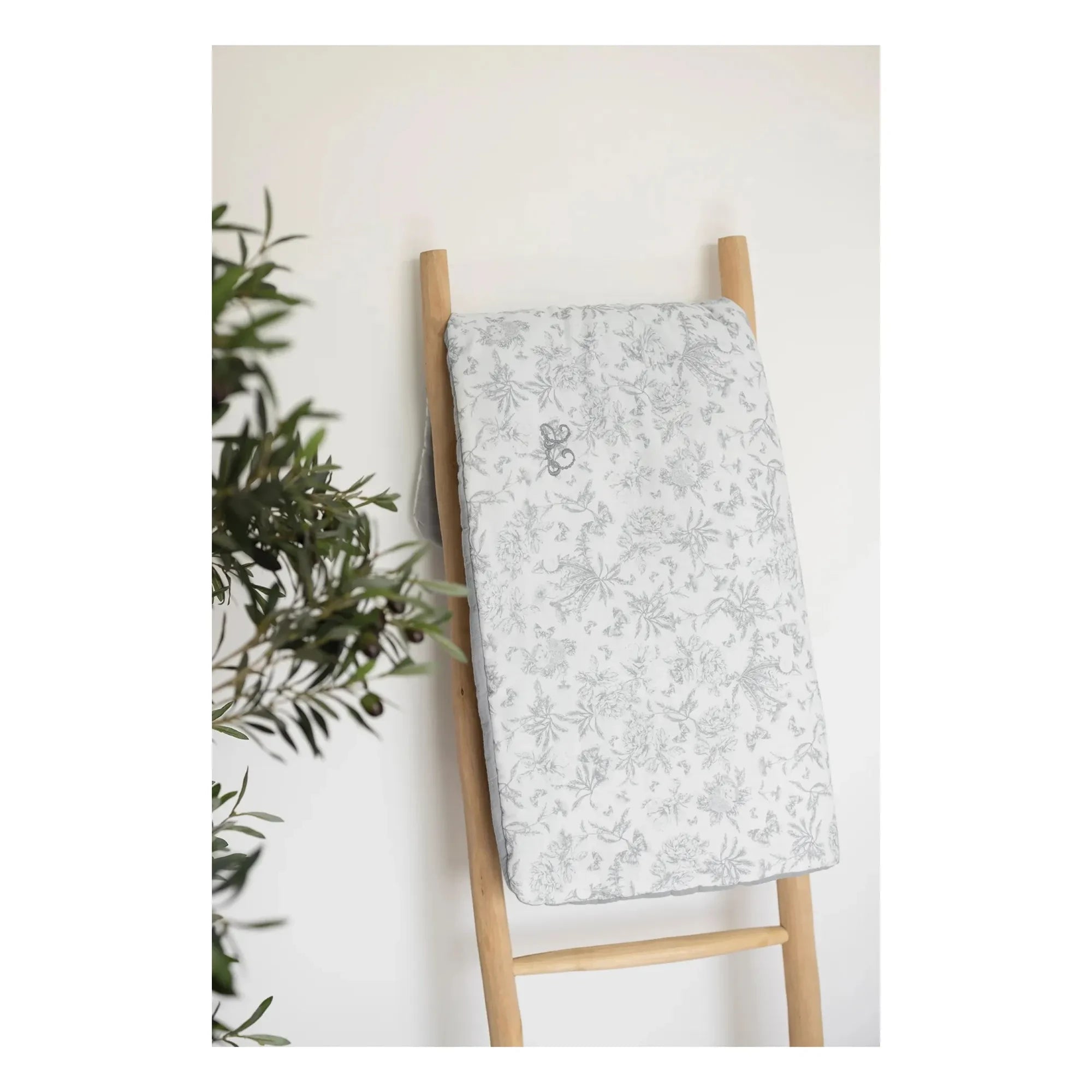 Tartine et Chocolat - Toile de Jouy blanket | Grey