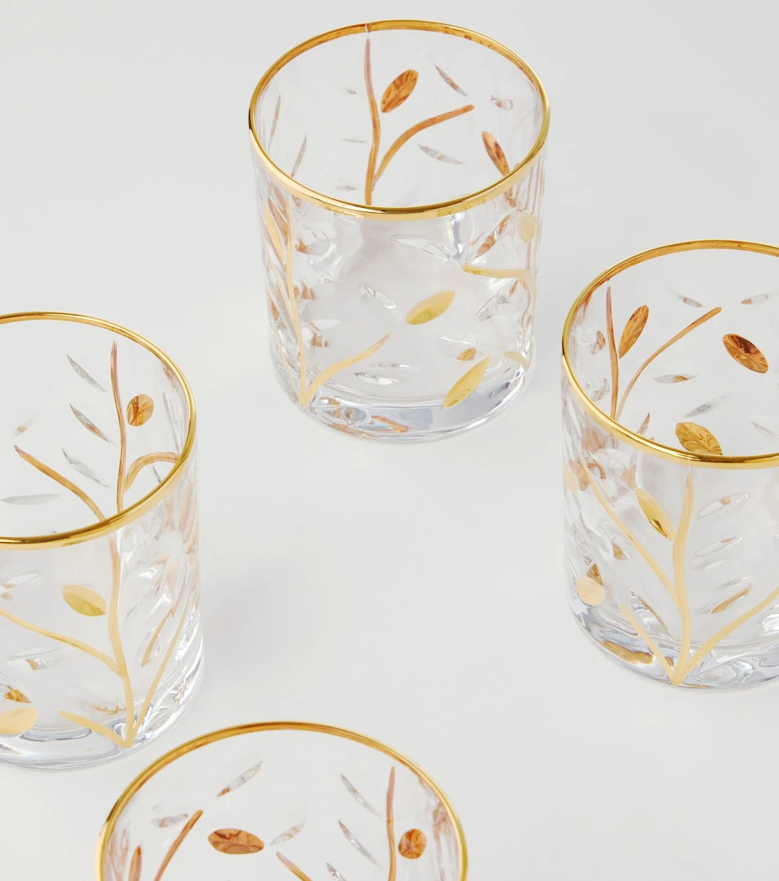 Les-Ottomans - Set of 4 crystal tumblers