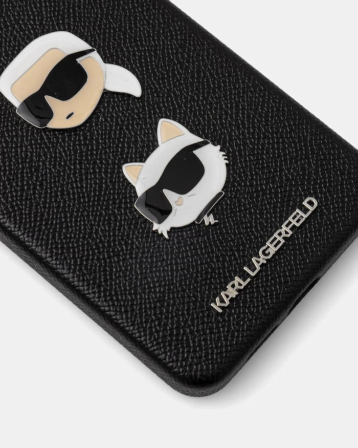Karl Lagerfeld suni deri telefon kılıfı Samsung Galaxy S26+