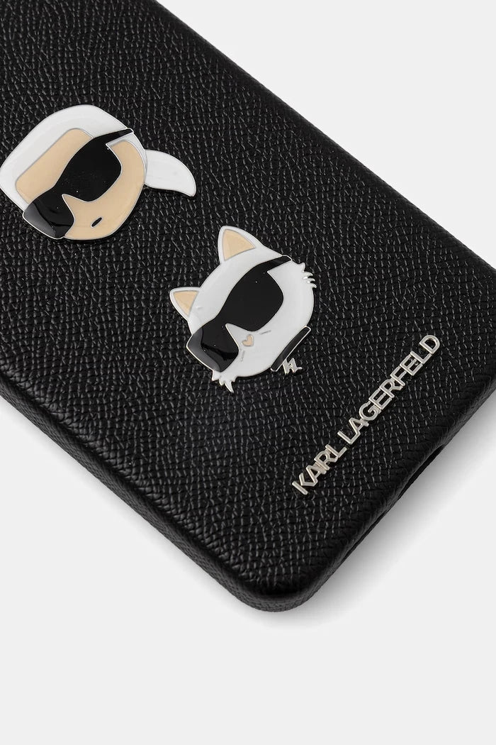 Karl Lagerfeld suni deri telefon kılıfı Samsung Galaxy S26+