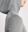 Rick Owens Blue Virgin Wool Knitted Hoodie