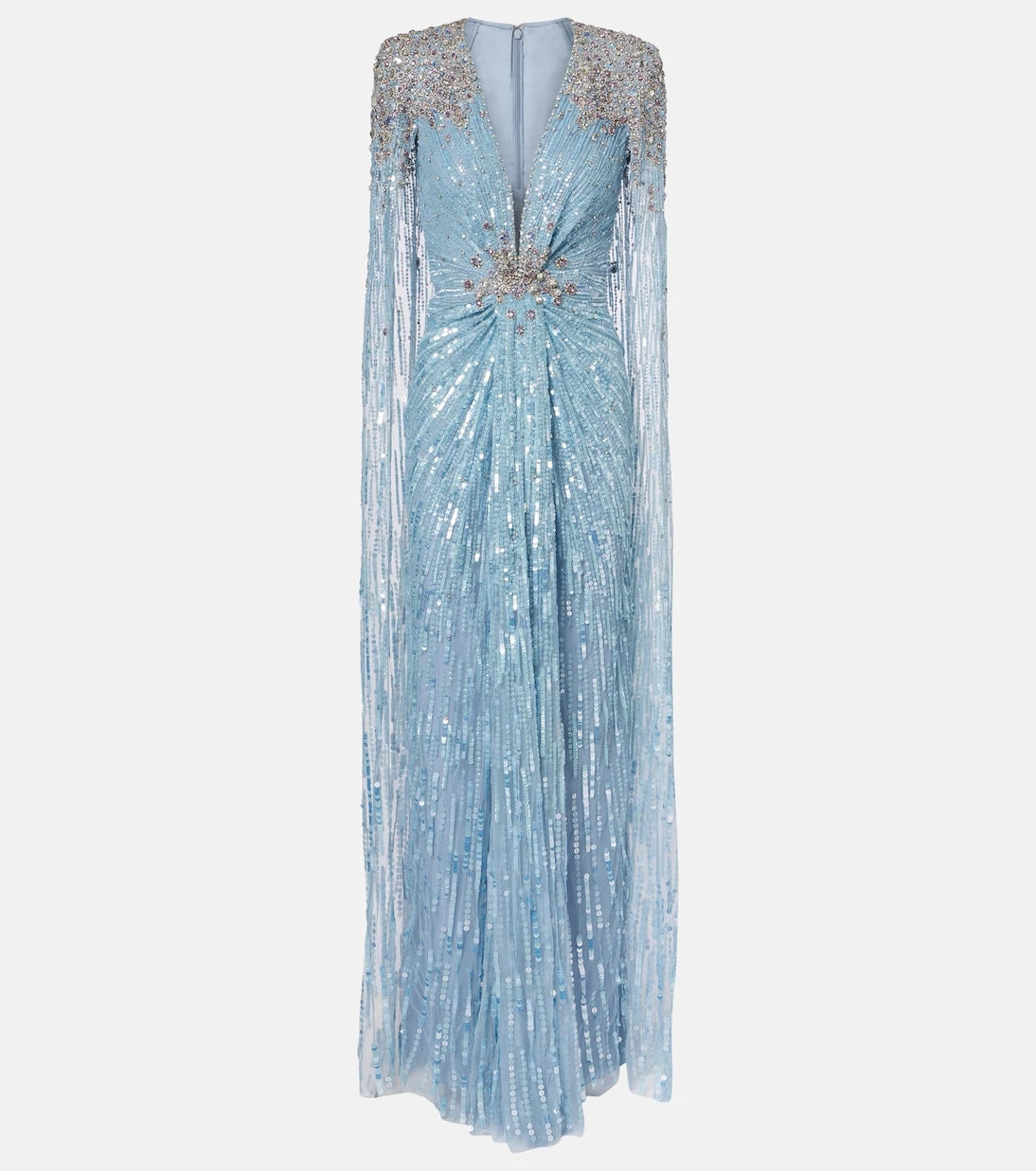 Jenny Packham - Symphony embellished caped gown