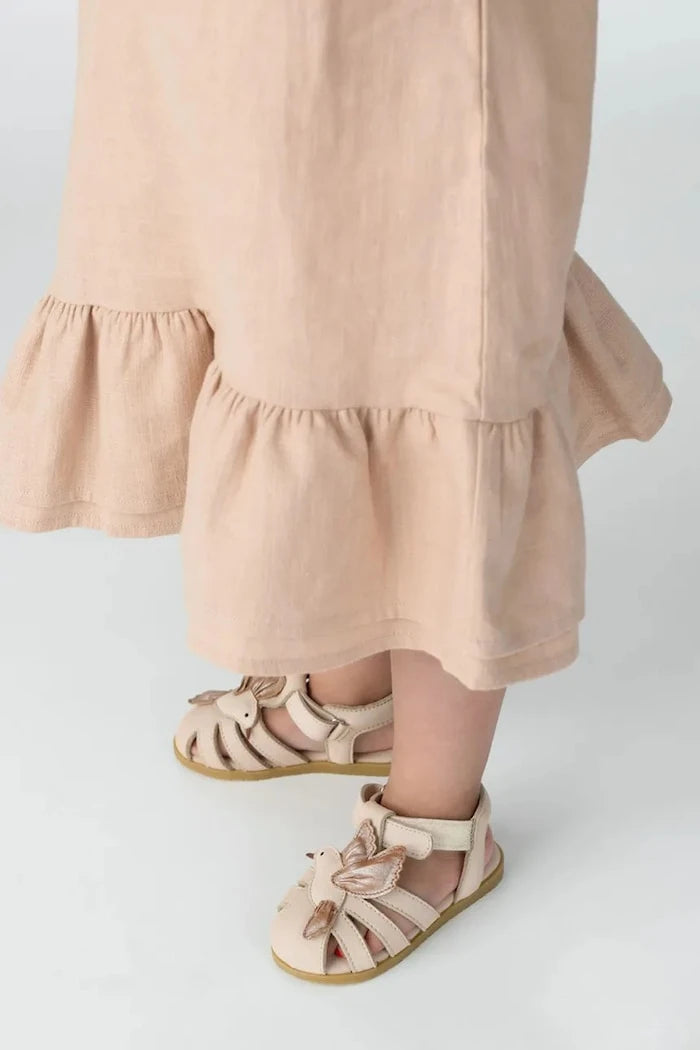 Nubuk Çocuk Sandalları Donsje Thami Sky Sandals Hummingbird