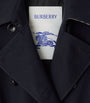 Burberry Navy Cashmere Long Kensington Heritage Trench Coat