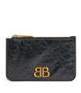 Balenciaga Black Leather Card Holder