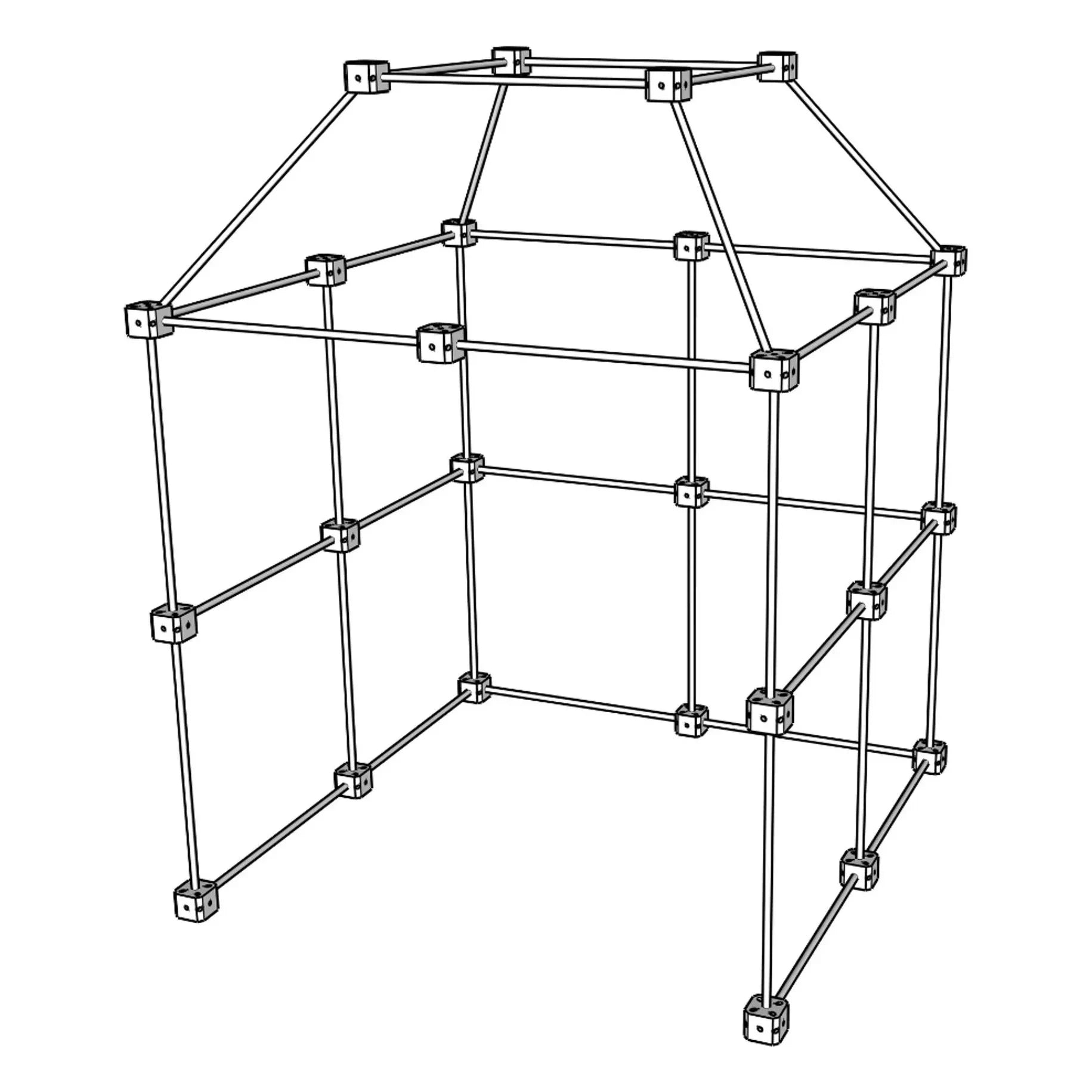 Sarbakane - Cabane à construire - Pack Castor - 111 pieces