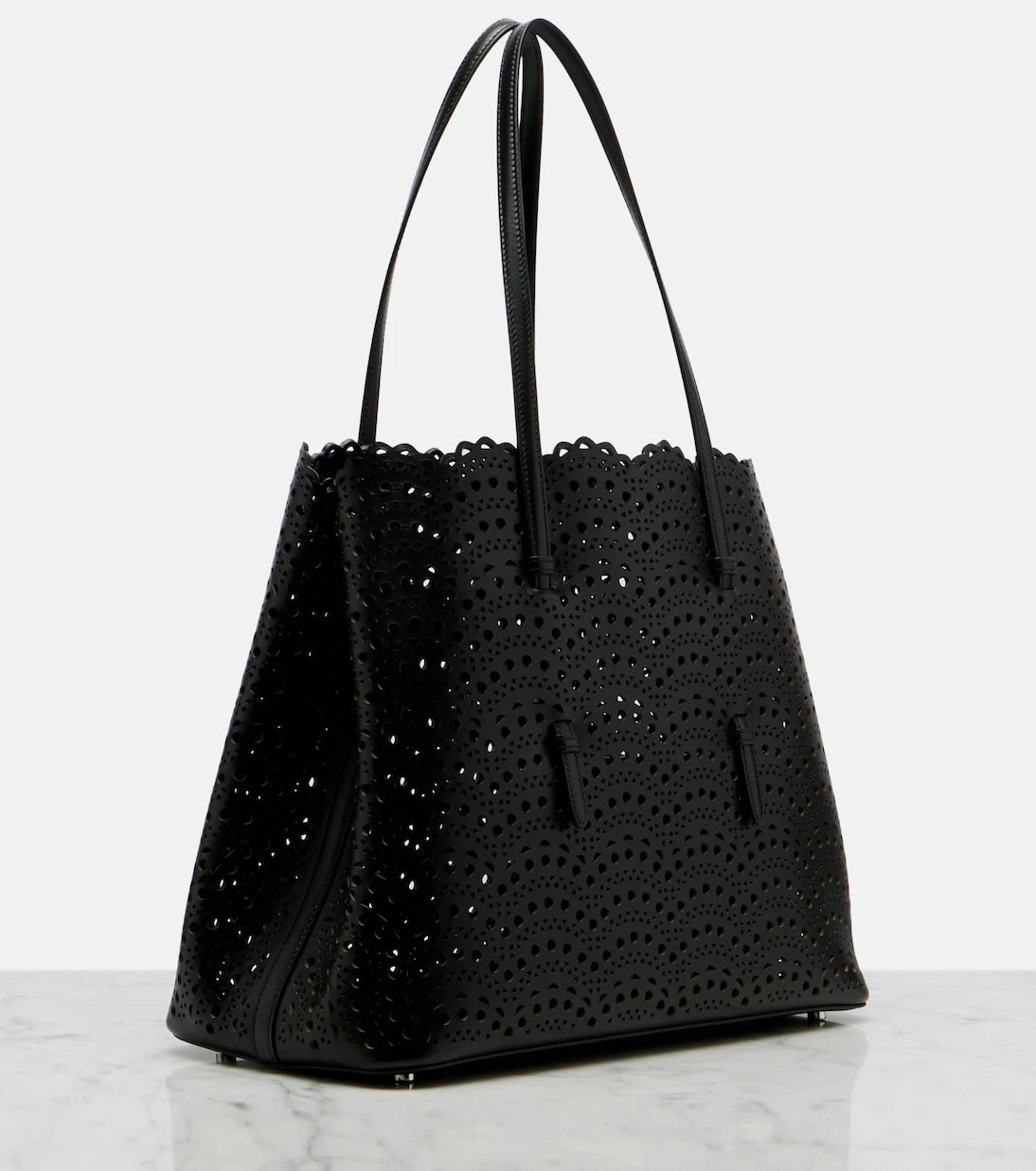 Alaïa - Mina 37 Vienne leather tote bag