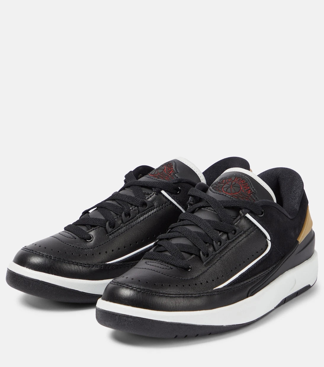 Nike - حذاء رياضي Air Jordan 2 Retro Low من الجلد