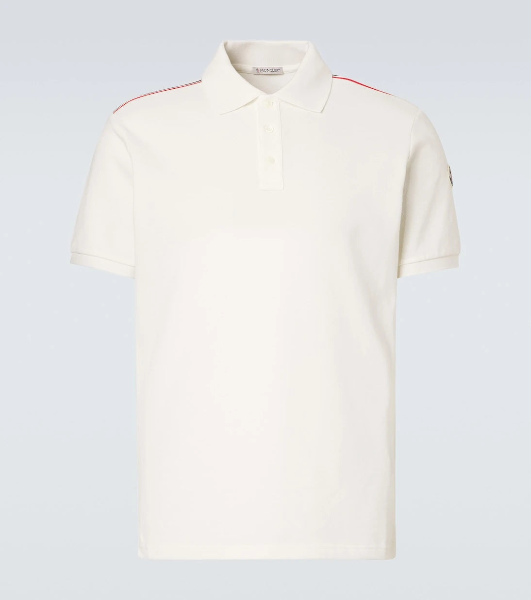 Moncler - Logo cotton piqué polo shirt
