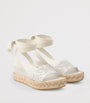 Arlee 60 Leather Wedge Sandals LATTE/NATURAL