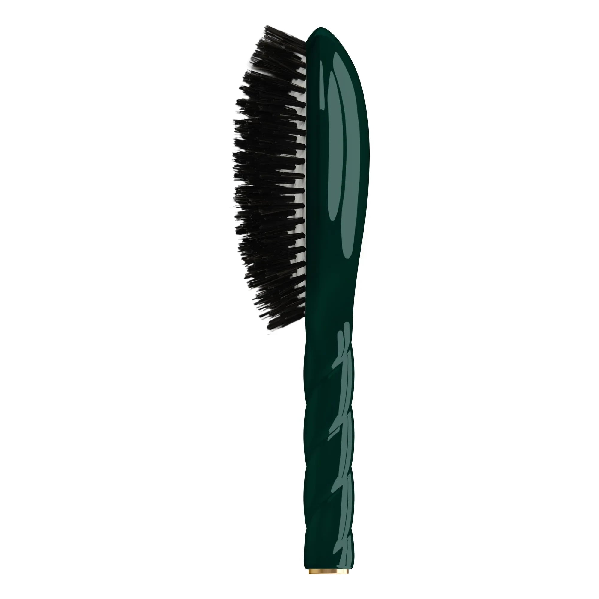 La Bonne Brosse - Brosse à cheveux L'Universelle Twist N°01 - Care &amp; Shine  | Emerald green