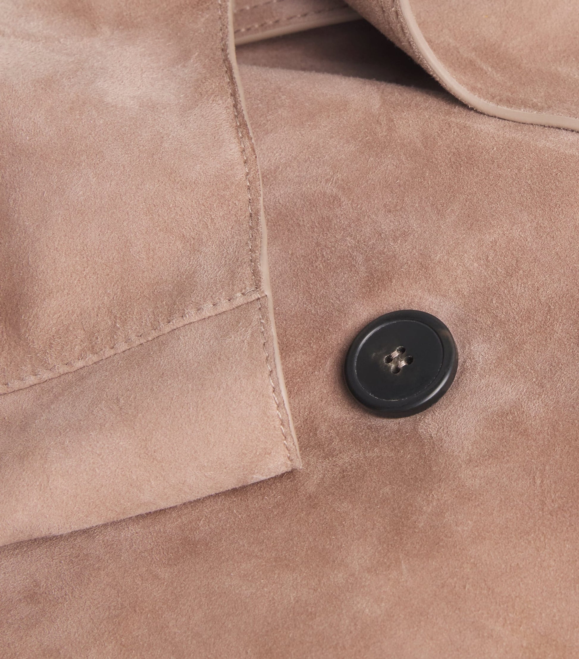 Weekend Max Mara Brown Suede Short-Line Trench Coat