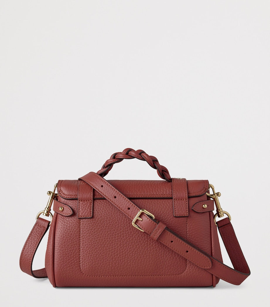 Mulberry Red Mini Leather Alexa Cross-Body Bag