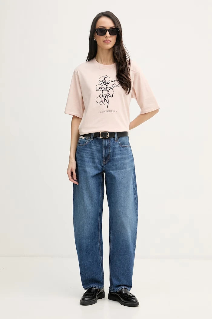Calvin Klein Jeans тениска дамска от памук