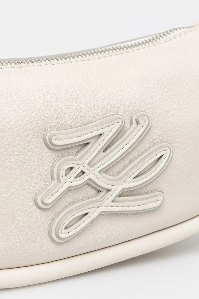 Karl Lagerfeld чанта дамска от кожа K/AUTOGRAPH