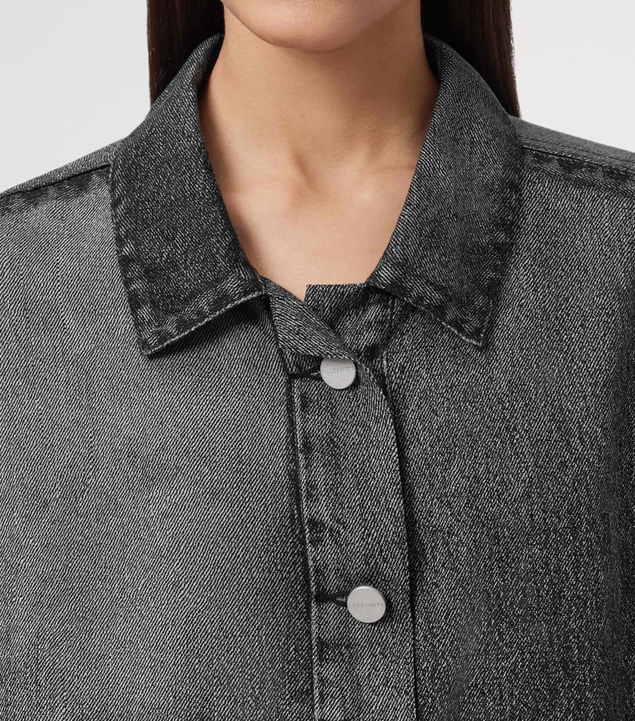 Oversized Illusion Print Hettie Overshirt