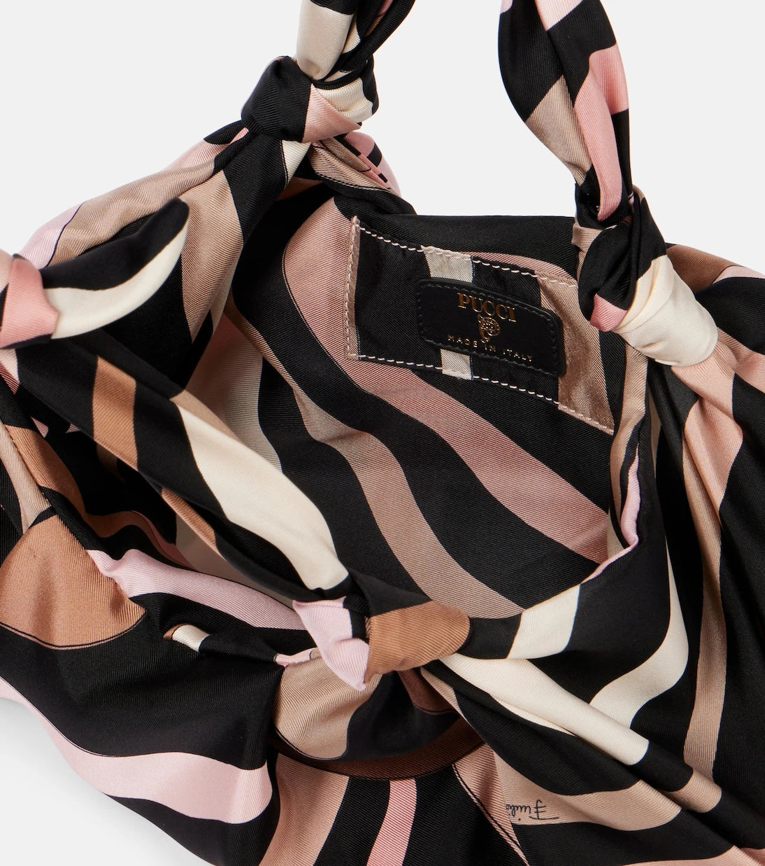 Pucci - Small twill shoulder bag