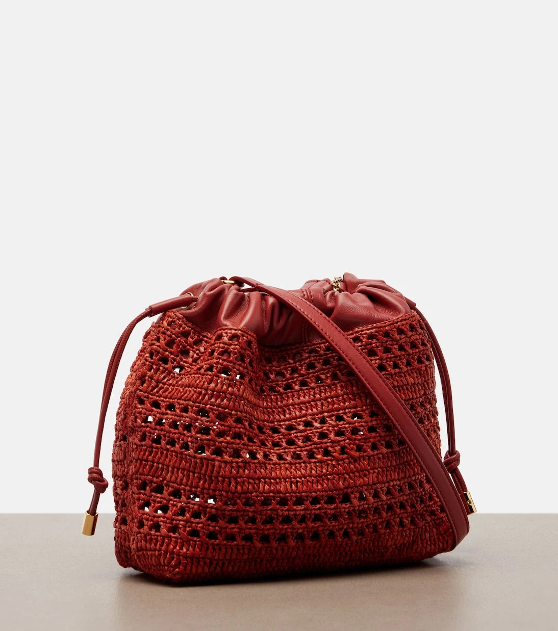 Chloé - Summer Banana Mini raffia shoulder bag
