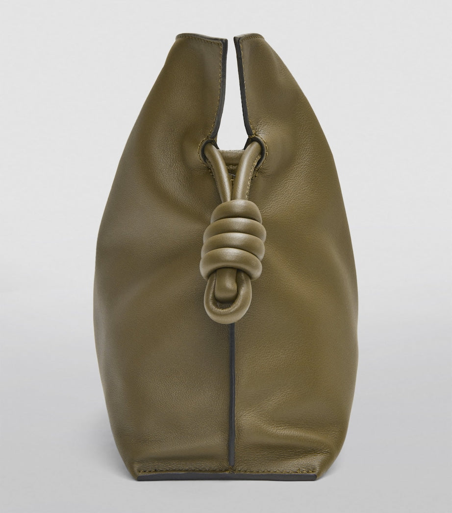 Green Leather Flamenco Purse