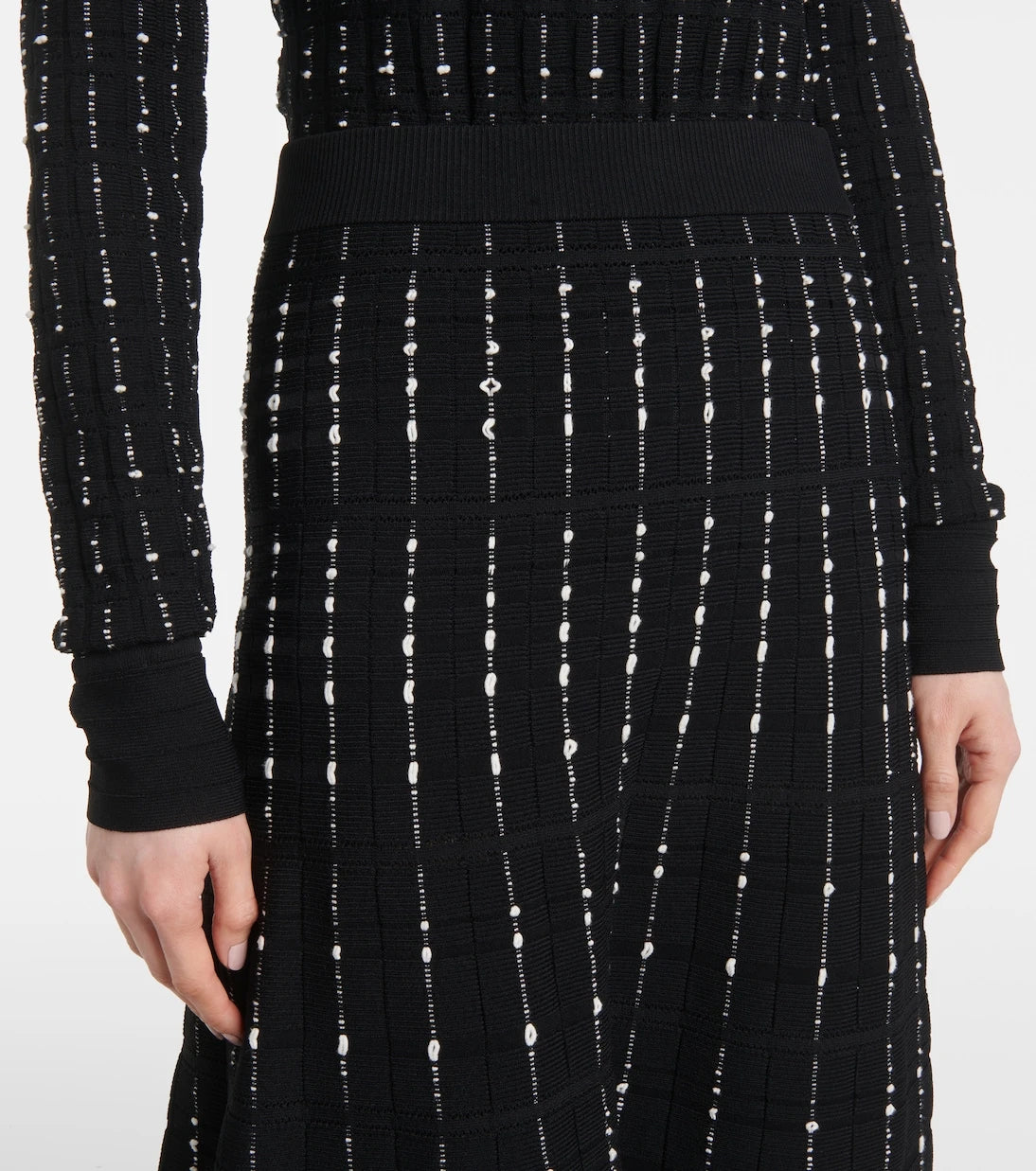 Joseph - Ribbed-knit cotton-blend maxi skirt