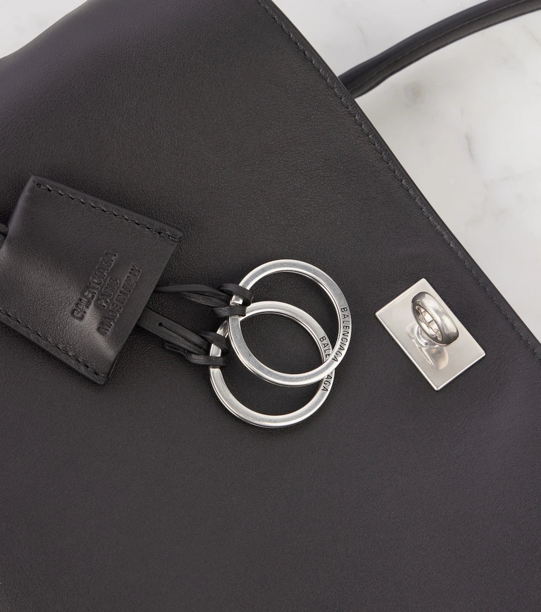 Balenciaga - Rodeo Small leather tote bag