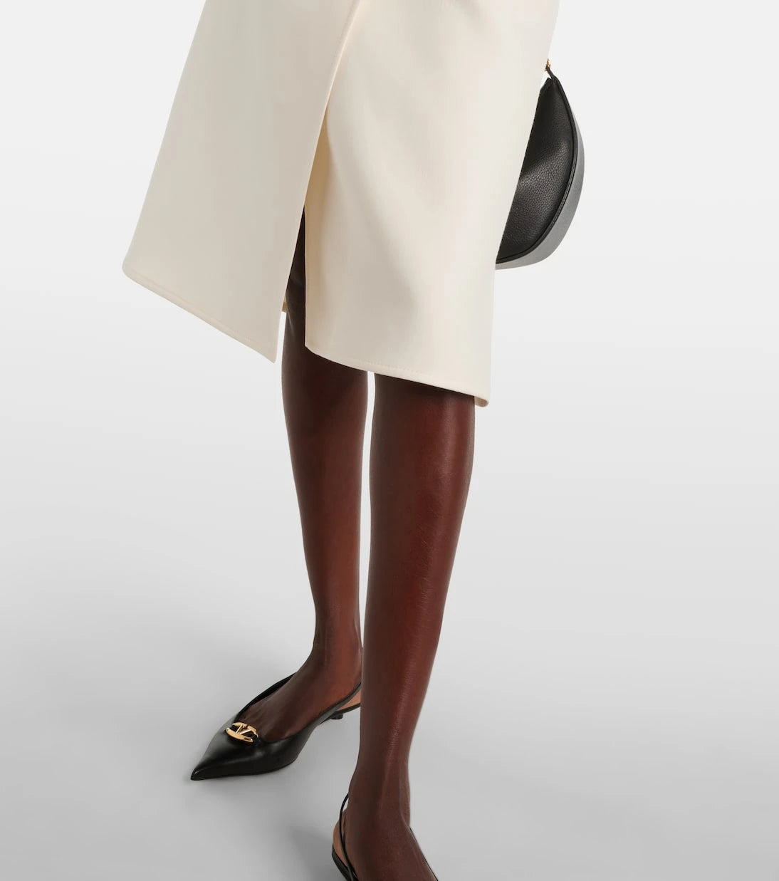 Valentino - Crepe Couture midi skirt